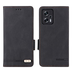 Leather Case Stands Flip Cover Holder L07Z for Xiaomi Redmi Note 11T Pro 5G Black