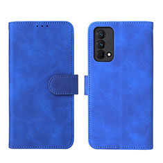 Leather Case Stands Flip Cover Holder L08Z for Realme GT Master 5G Blue