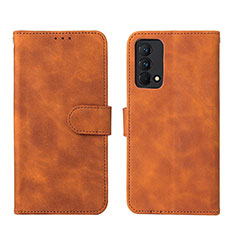 Leather Case Stands Flip Cover Holder L08Z for Realme GT Master 5G Brown