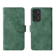 Leather Case Stands Flip Cover Holder L08Z for Realme GT Neo2 5G Green