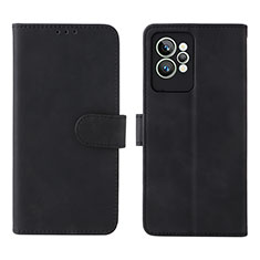 Leather Case Stands Flip Cover Holder L08Z for Realme GT2 Pro 5G Black