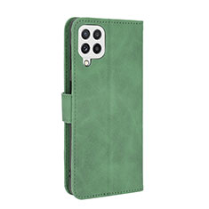 Leather Case Stands Flip Cover Holder L08Z for Samsung Galaxy A22 4G Green