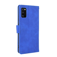 Leather Case Stands Flip Cover Holder L08Z for Samsung Galaxy A41 Blue