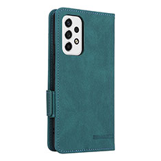 Leather Case Stands Flip Cover Holder L08Z for Samsung Galaxy A53 5G Green