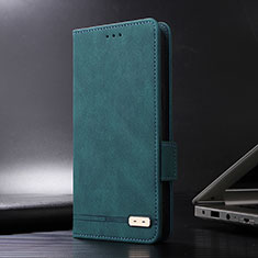 Leather Case Stands Flip Cover Holder L08Z for Xiaomi Redmi Note 12 Pro 4G Green