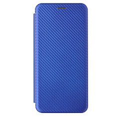 Leather Case Stands Flip Cover Holder L09Z for Samsung Galaxy A03s Blue