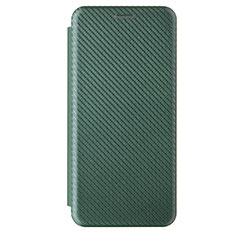 Leather Case Stands Flip Cover Holder L09Z for Samsung Galaxy M02s Green