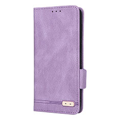 Leather Case Stands Flip Cover Holder L10Z for Samsung Galaxy A33 5G Purple