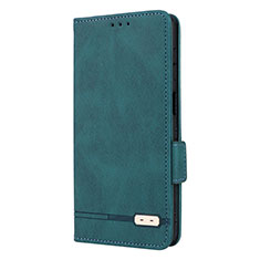 Leather Case Stands Flip Cover Holder L10Z for Samsung Galaxy M33 5G Green