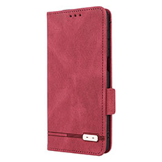 Leather Case Stands Flip Cover Holder L10Z for Samsung Galaxy M33 5G Red