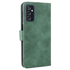 Leather Case Stands Flip Cover Holder L12Z for Samsung Galaxy M52 5G Green