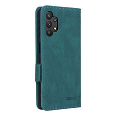 Leather Case Stands Flip Cover Holder L13Z for Samsung Galaxy A32 4G Green