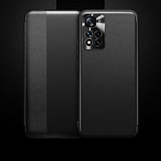 Leather Case Stands Flip Cover Holder LF1 for Xiaomi Mi 11i 5G (2022) Black