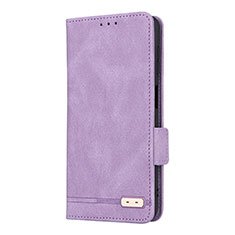 Leather Case Stands Flip Cover Holder LZ2 for Samsung Galaxy A04s Purple