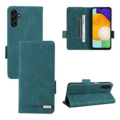 Leather Case Stands Flip Cover Holder LZ3 for Samsung Galaxy A13 5G Green