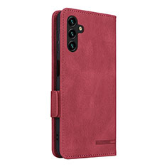 Leather Case Stands Flip Cover Holder LZ4 for Samsung Galaxy A13 5G Red