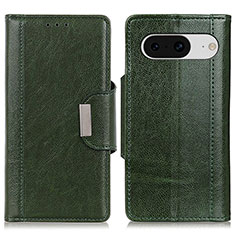 Leather Case Stands Flip Cover Holder M01L for Google Pixel 8 5G Green