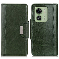 Leather Case Stands Flip Cover Holder M01L for Motorola Moto Edge 40 5G Green