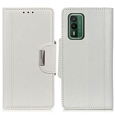 Leather Case Stands Flip Cover Holder M01L for Nokia XR21 White