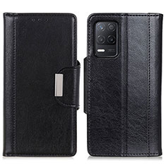 Leather Case Stands Flip Cover Holder M01L for Realme 9 5G India Black