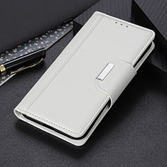 Leather Case Stands Flip Cover Holder M01L for Realme Q3 Pro 5G White