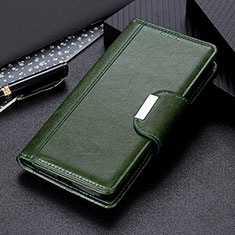 Leather Case Stands Flip Cover Holder M01L for Samsung Galaxy A02 Green