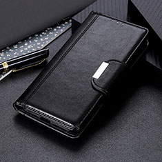 Leather Case Stands Flip Cover Holder M01L for Samsung Galaxy A03s Black