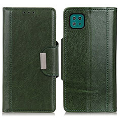 Leather Case Stands Flip Cover Holder M01L for Samsung Galaxy A22 5G Green