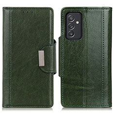 Leather Case Stands Flip Cover Holder M01L for Samsung Galaxy A24 4G Green