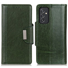 Leather Case Stands Flip Cover Holder M01L for Samsung Galaxy A35 5G Green