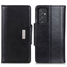 Leather Case Stands Flip Cover Holder M01L for Samsung Galaxy A82 5G Black