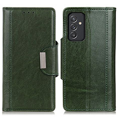 Leather Case Stands Flip Cover Holder M01L for Samsung Galaxy A82 5G Green