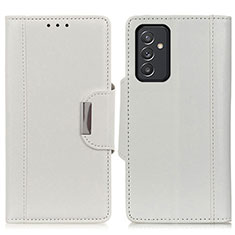 Leather Case Stands Flip Cover Holder M01L for Samsung Galaxy F34 5G White