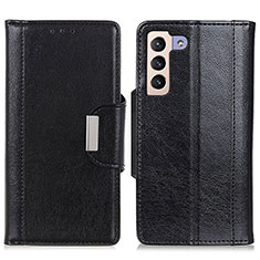 Leather Case Stands Flip Cover Holder M01L for Samsung Galaxy S21 Plus 5G Black