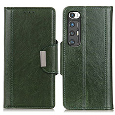 Leather Case Stands Flip Cover Holder M01L for Xiaomi Mi 10S 5G Green