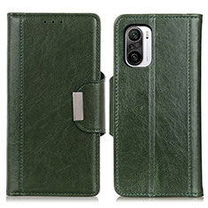 Leather Case Stands Flip Cover Holder M01L for Xiaomi Mi 11i 5G Green