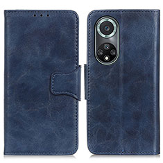 Leather Case Stands Flip Cover Holder M02L for Huawei Honor 50 Pro 5G Blue