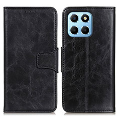 Leather Case Stands Flip Cover Holder M02L for Huawei Honor 70 Lite 5G Black