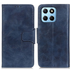 Leather Case Stands Flip Cover Holder M02L for Huawei Honor 70 Lite 5G Blue