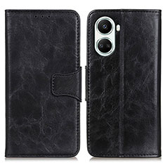 Leather Case Stands Flip Cover Holder M02L for Huawei Nova 10 SE Black