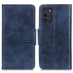 Leather Case Stands Flip Cover Holder M02L for Nokia G100 Blue