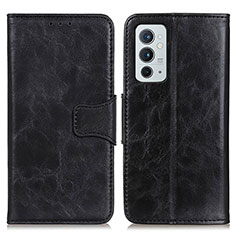 Leather Case Stands Flip Cover Holder M02L for OnePlus 9RT 5G Black