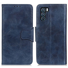 Leather Case Stands Flip Cover Holder M02L for Oppo K9 Pro 5G Blue