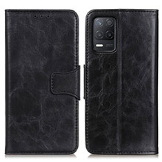 Leather Case Stands Flip Cover Holder M02L for Realme 8 5G Black