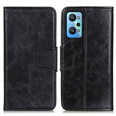 Leather Case Stands Flip Cover Holder M02L for Realme GT Neo2 5G Black