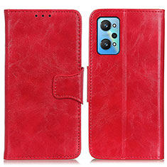 Leather Case Stands Flip Cover Holder M02L for Realme GT Neo2 5G Red