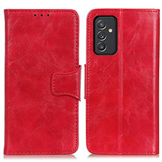 Leather Case Stands Flip Cover Holder M02L for Samsung Galaxy A24 4G Red