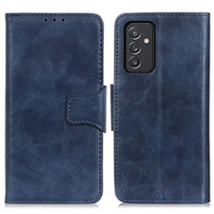 Leather Case Stands Flip Cover Holder M02L for Samsung Galaxy A35 5G Blue