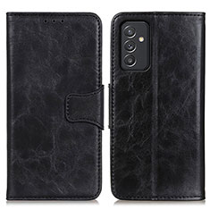 Leather Case Stands Flip Cover Holder M02L for Samsung Galaxy F34 5G Black