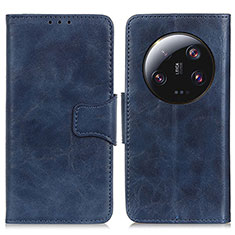 Leather Case Stands Flip Cover Holder M02L for Xiaomi Mi 13 Ultra 5G Blue